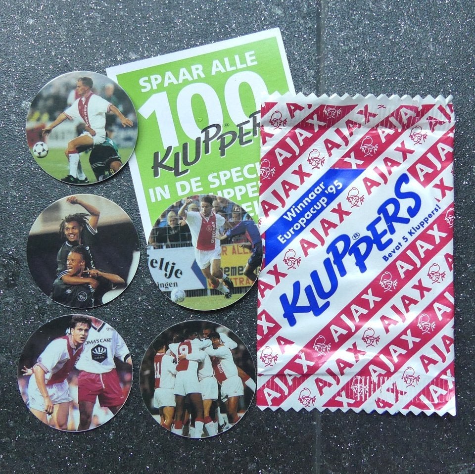 Ajax kluppers flippo's 1996, Verzamelen, Ophalen of Verzenden, Losse flippo's