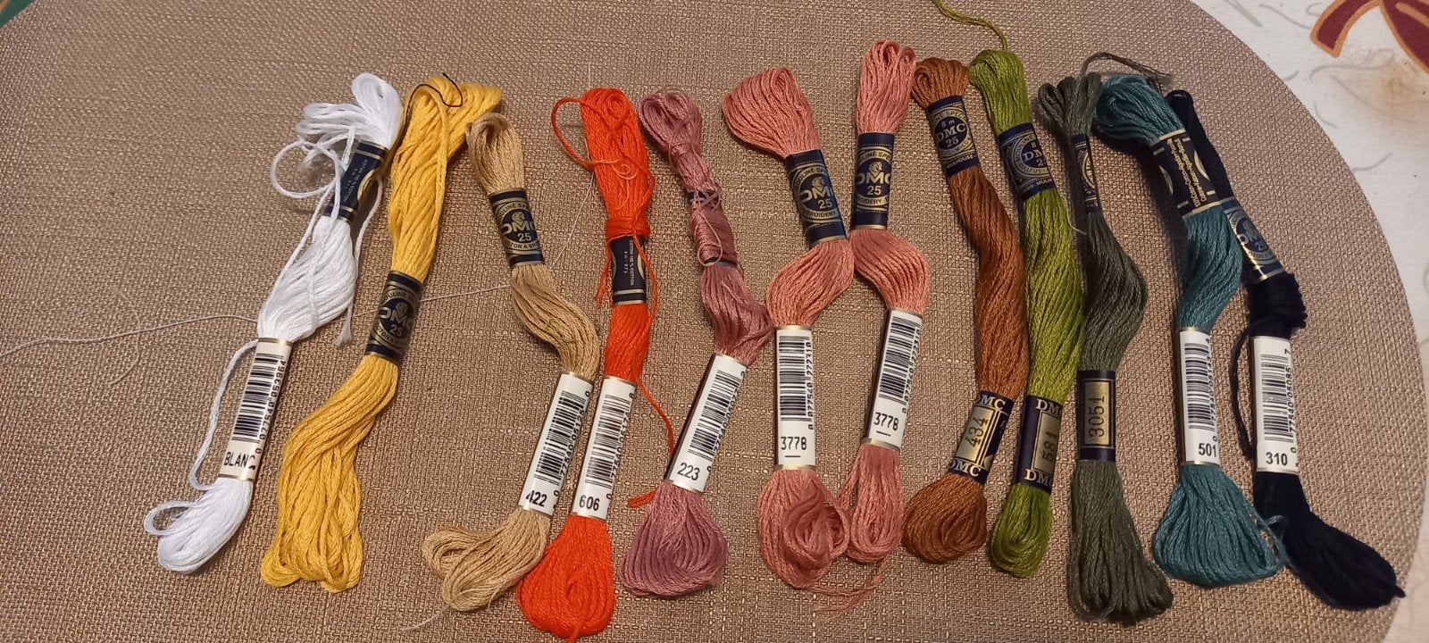 12 ST. DMC Borduurgaren - Diverse Kleuren, Ophalen of Verzenden