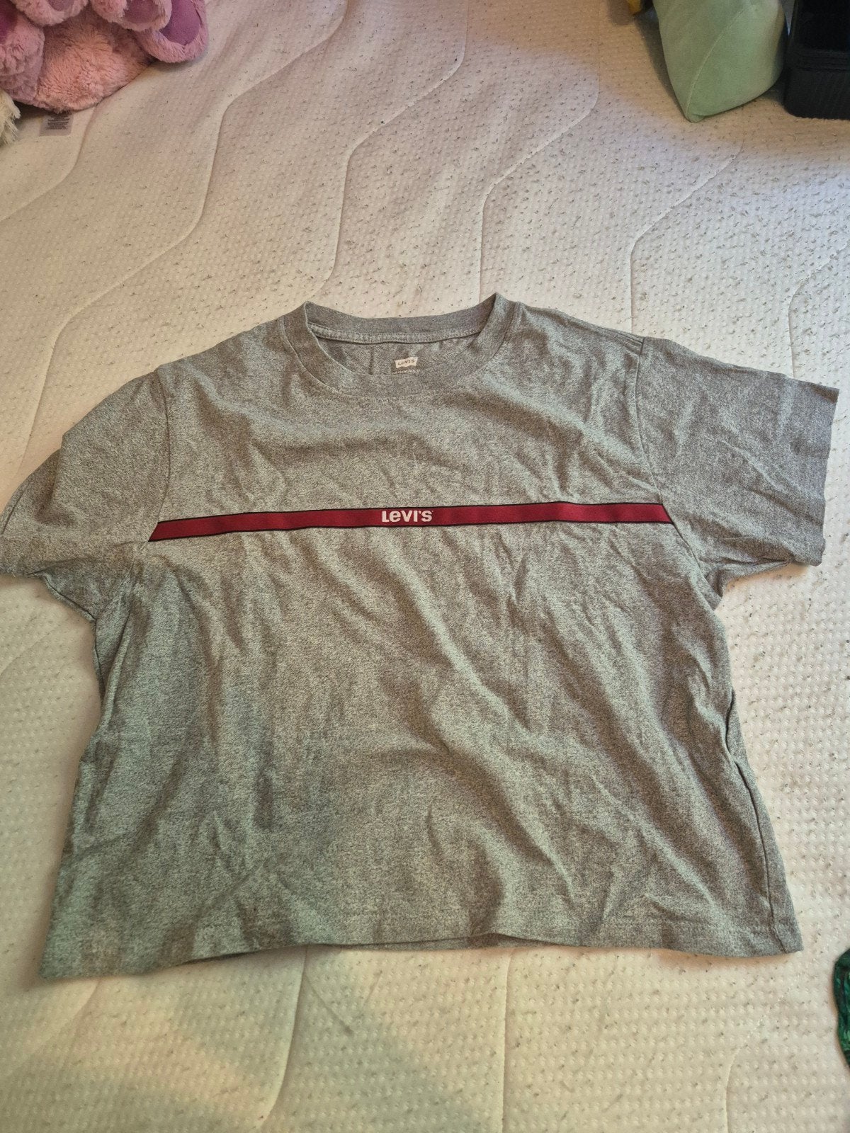 Levi's T-shirt Maat S, Ophalen, Korte mouw, Maat 36 (S), Grijs