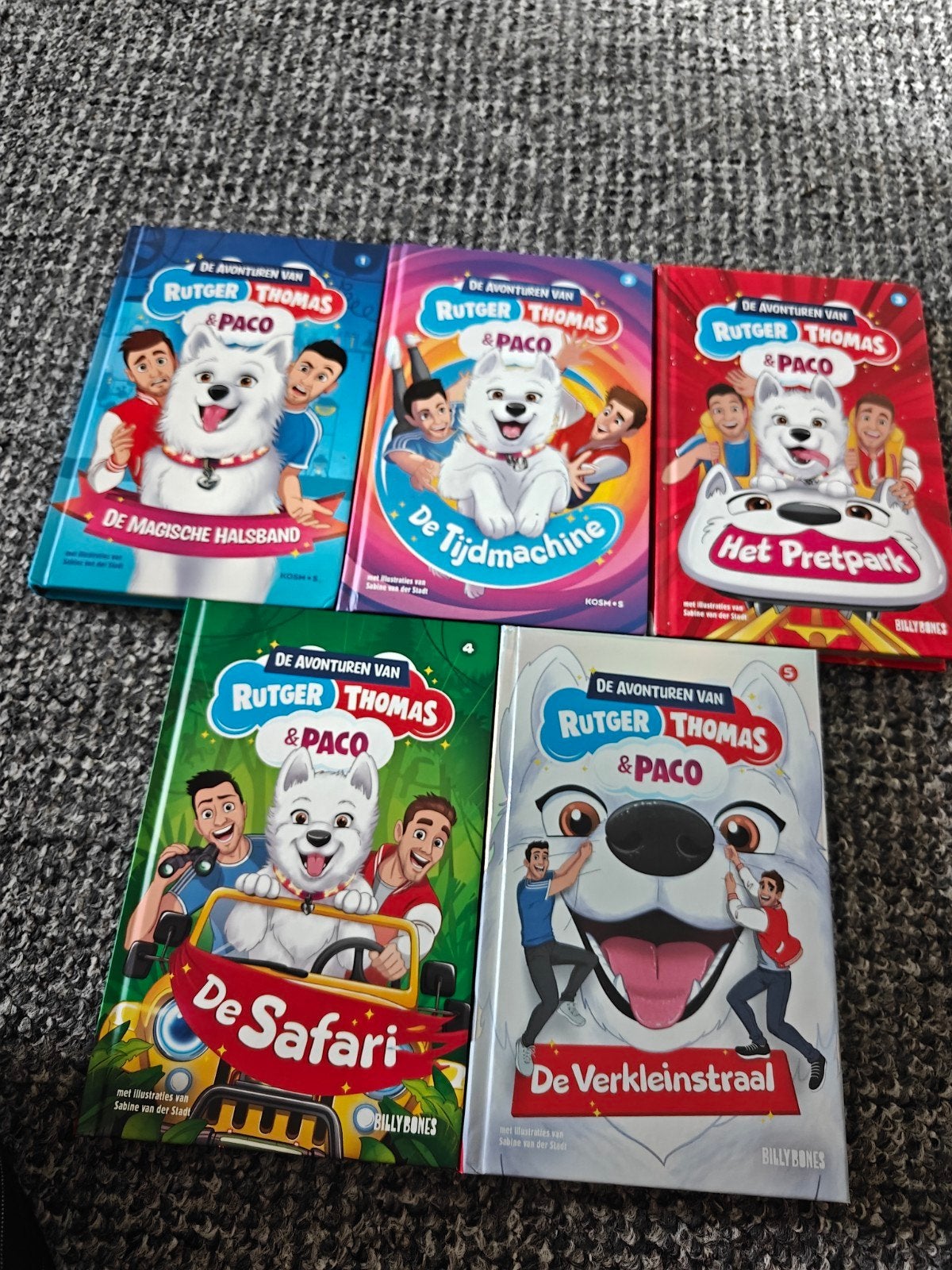 Rutger, Thomas en Paco set van 5, Boeken, Ophalen of Verzenden, Zo goed als nieuw, Fictie algemeen