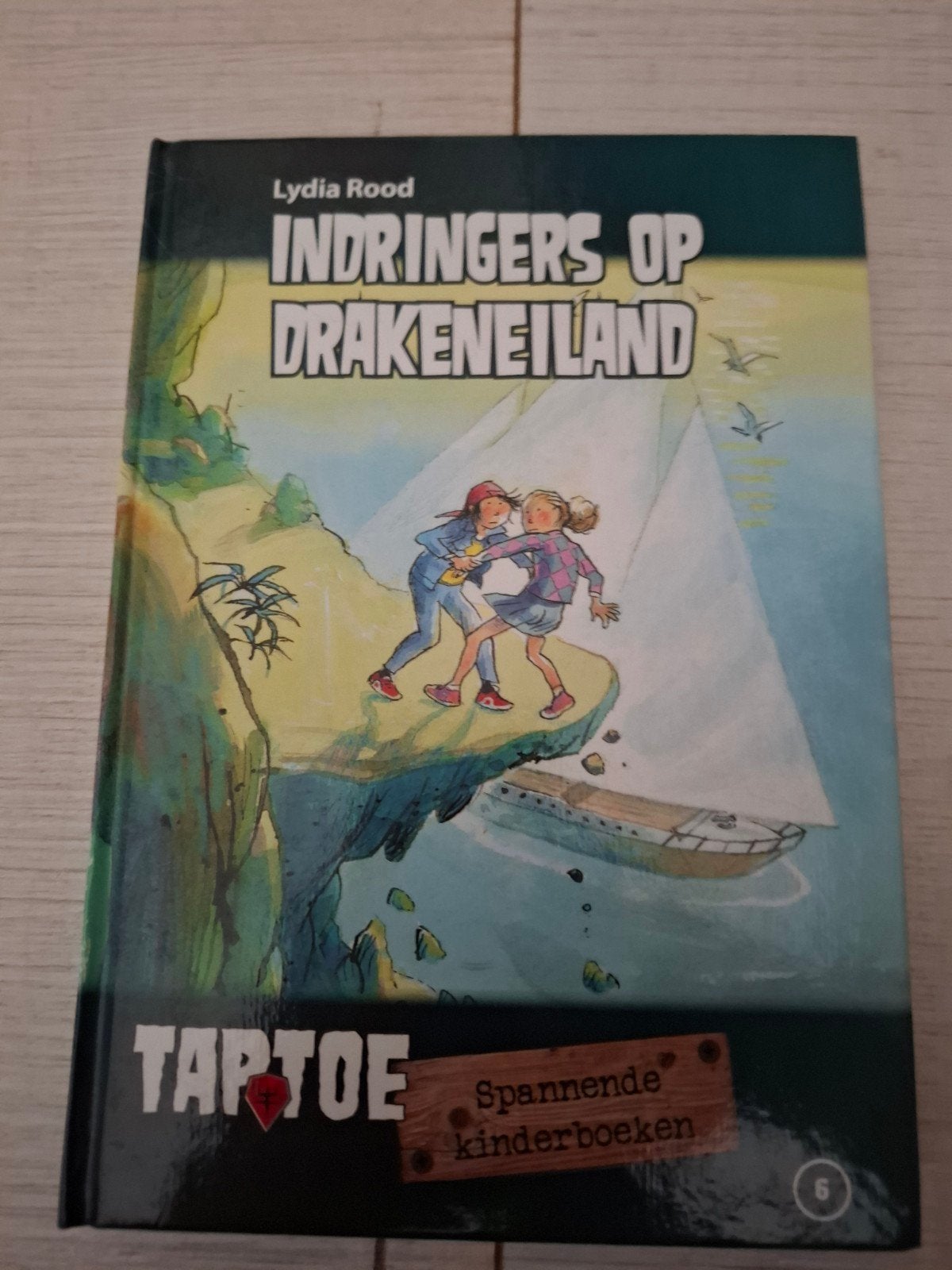 'Indringers op drakeneiland' boek, Ophalen, Zo goed als nieuw, Lydia rood
