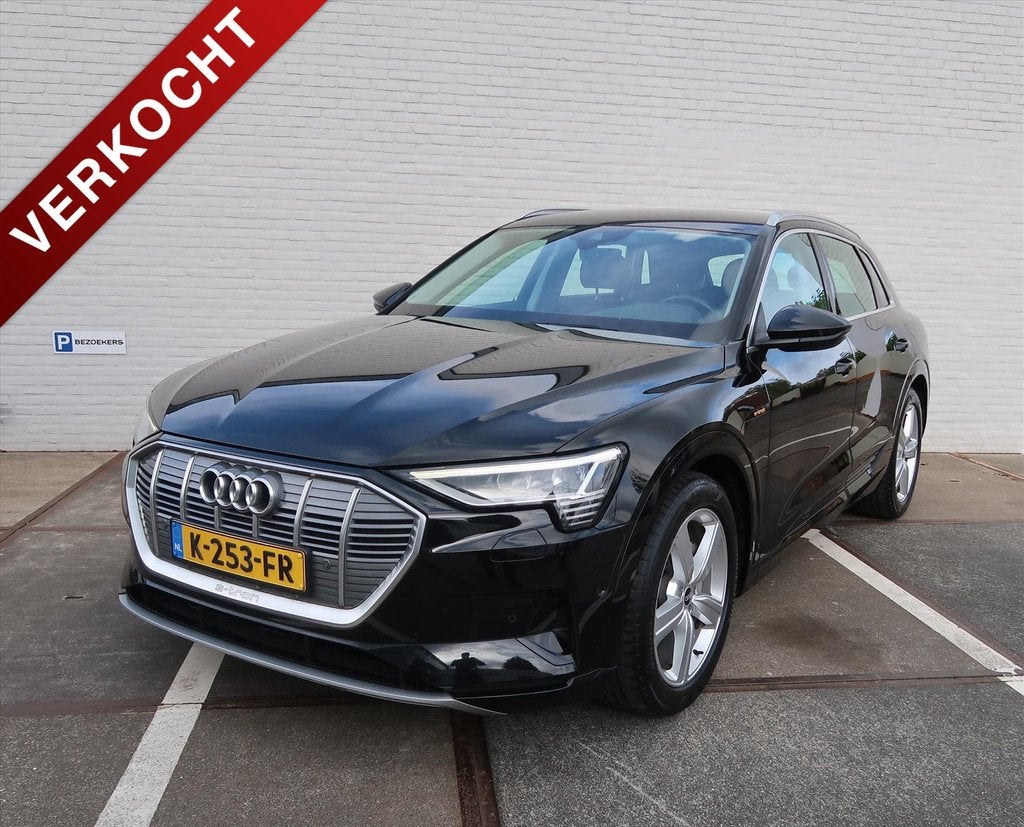 AUDI E-Tron 50 quattro 313pk Business Edition Automaat I 95%, Auto's, Audi, Automaat, Stof, Zwart, Origineel Nederlands