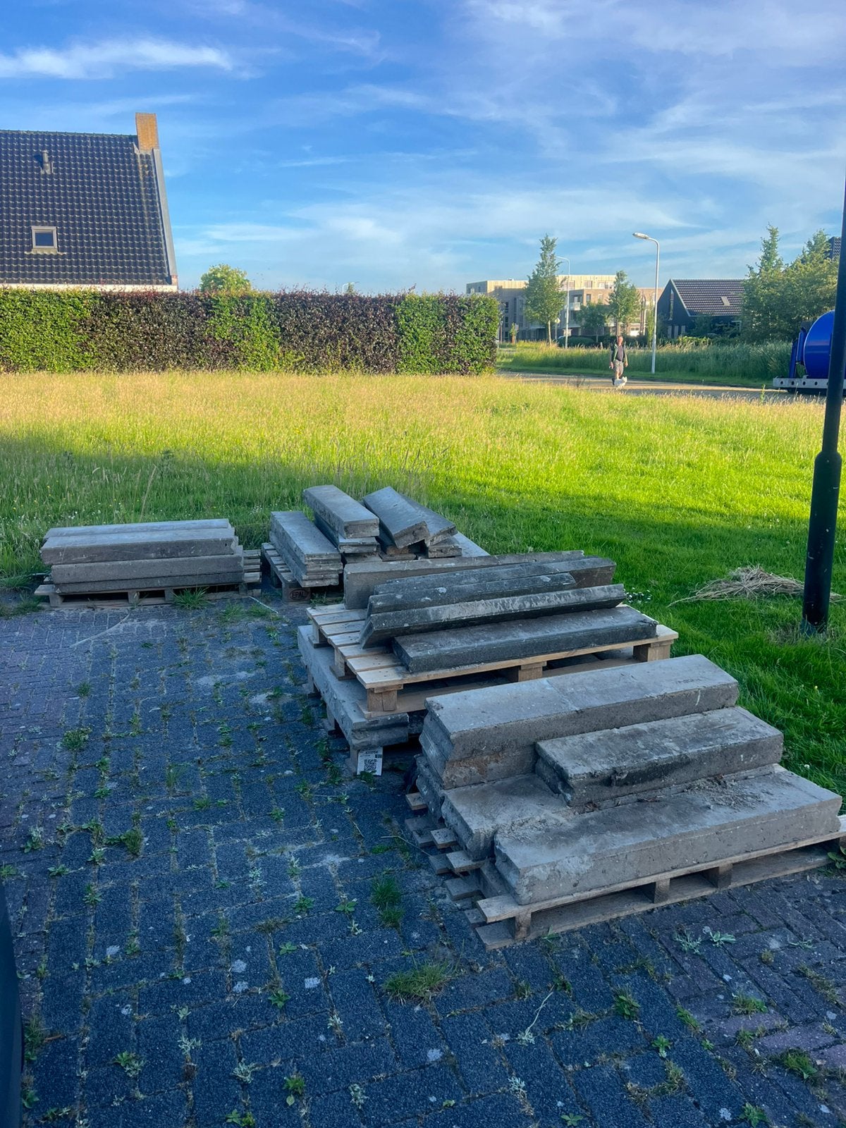 Opsluitbanden 6 en 10cm GRATIS AFHALEN, Ophalen of Verzenden, Zo goed als nieuw, Hout