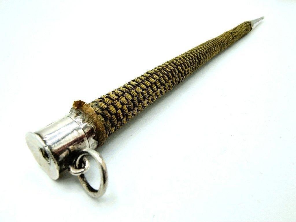 Zilveren breipenhouder, Friesland (?), 19e eeuws, Verzenden, Zilver