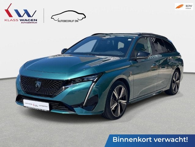 Peugeot 308 SW 1.2 Hybrid 136 e-DCS6 GT, Auto's, Peugeot, Parkeersensor, 136 pk, Gebruikt, Blauw