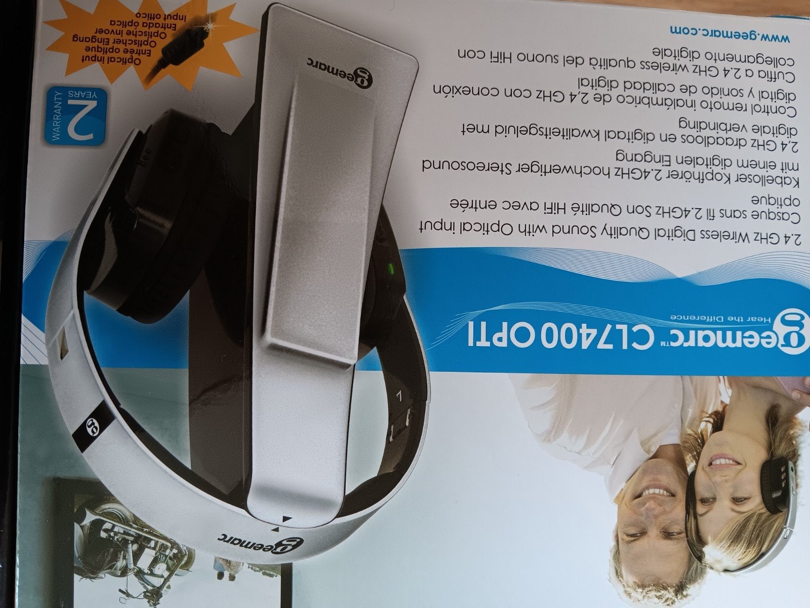Nieuwe koptelefoon van Geemarc, type CL7400OPTI, Audio, Tv en Foto, Ophalen of Verzenden, Nieuw, Overige merken