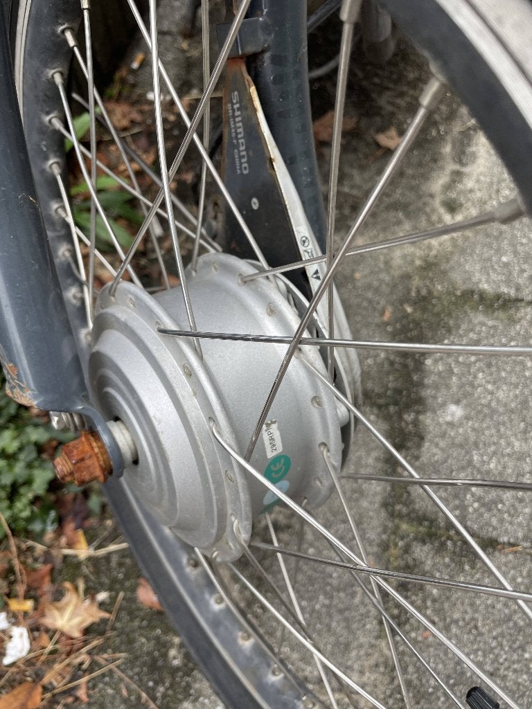 Te koop: voorwielmotor voor elektrische fiets (36V, 250W), Ophalen, Gebruikt