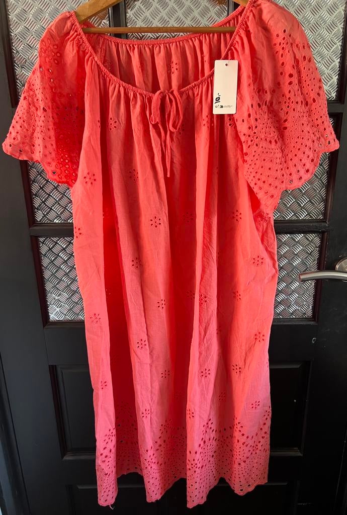Oranje katoenen tuniek, Kleding | Dames, Grote Maten, Ophalen of Verzenden, Nieuw, Oranje, Blouse of Tuniek