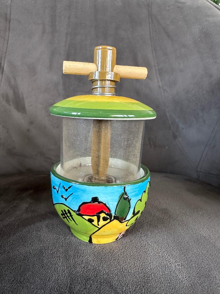 Handmatige Koffiemolen / Kruidenmolen – Keramiek & Glas –, Antiek en Kunst, Ophalen of Verzenden