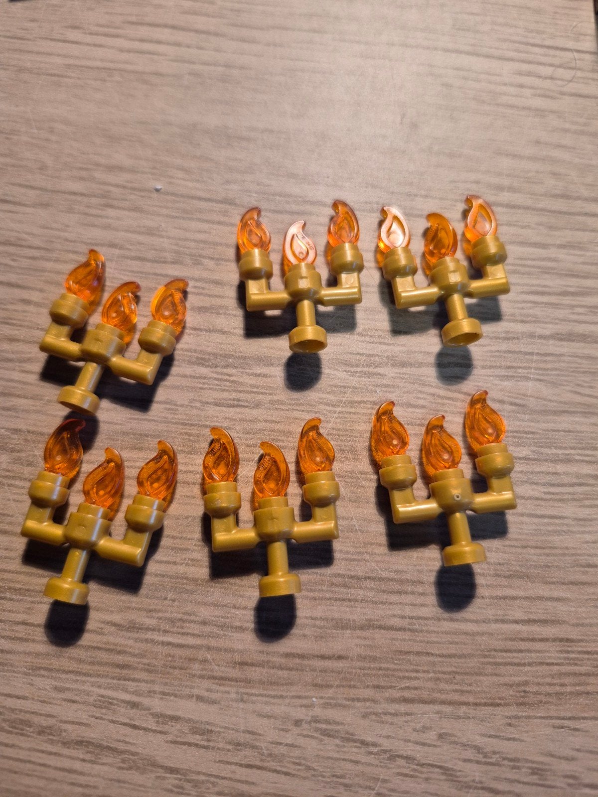 Lego Kandelaars - 6 stuks, Ophalen of Verzenden, Gebruikt, Lego