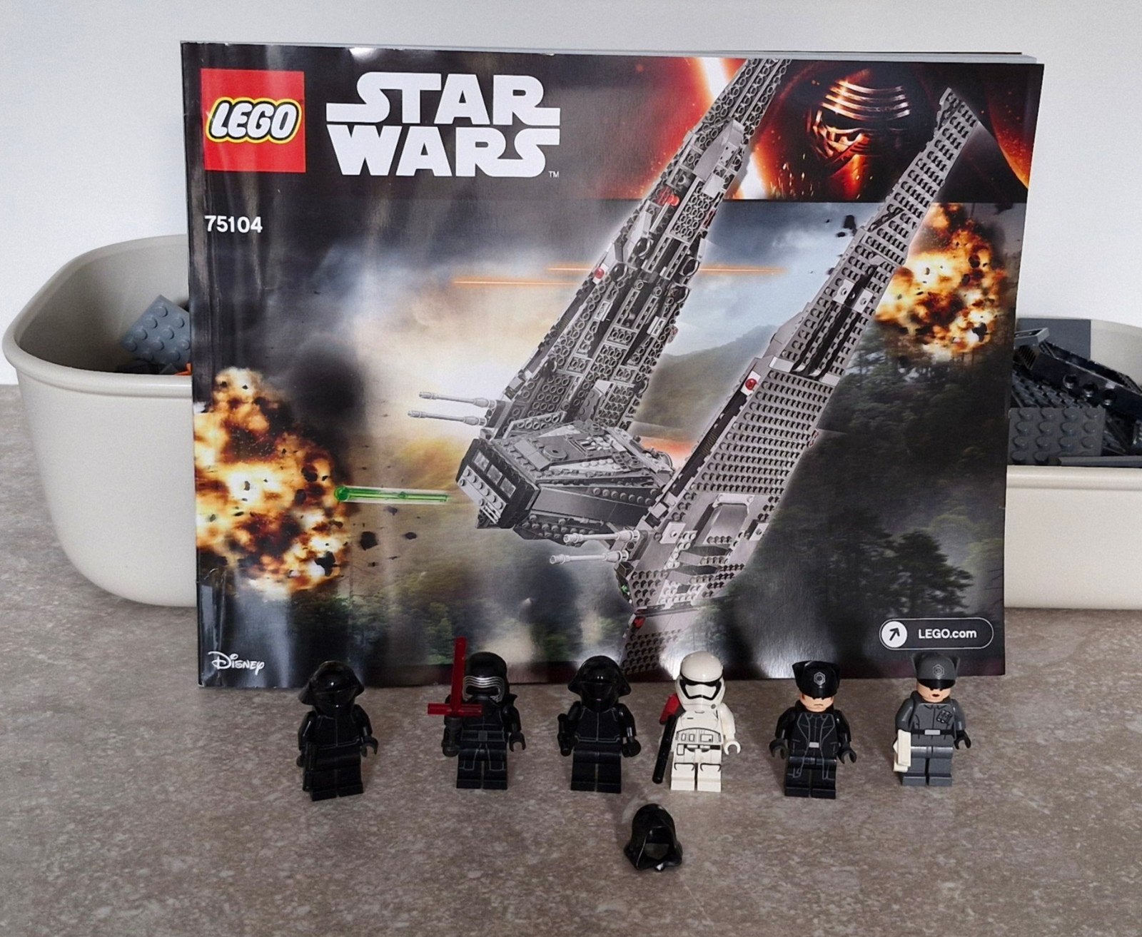 LEGO Star Wars 75104 Kylo Ren's Command Shuttle, Gebruikt, Star Wars, Lego, Ophalen of Verzenden