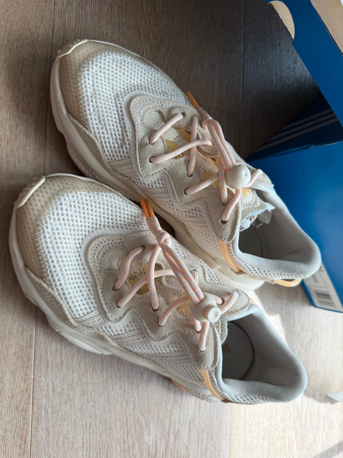Adidas Ozweego J sneakers maat 37 1/3, Wit, Ophalen of Verzenden, Sneakers of Gympen, Gedragen