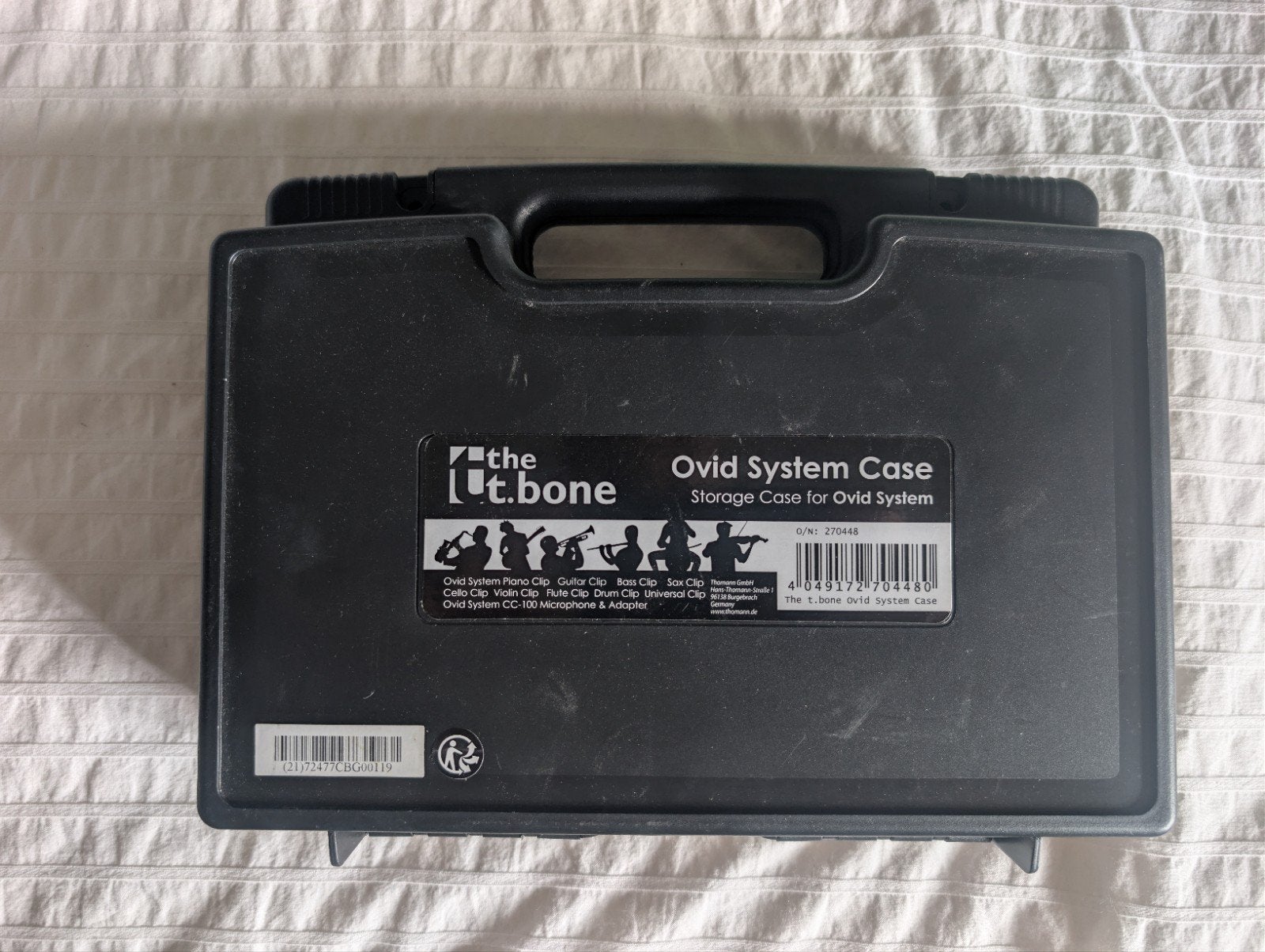The t.bone Ovid System Case - Microfoonset voor instrumenten, Ophalen of Verzenden, Gebruikt, Accordeon, Flightcase