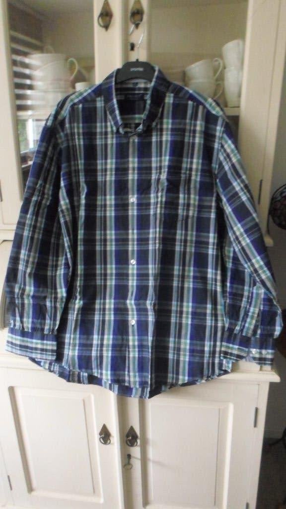 ruiten hemd XL, Kleding | Heren, Overhemden, Ophalen of Verzenden, Gedragen, Overige kleuren, Halswijdte 43/44 (XL)
