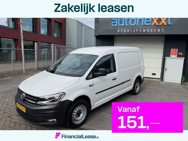 Volkswagen Caddy 1.4 TGI L2H1 EcoFuel Maxi Comfortline AIRCO, Voorwielaandrijving, Stof, Gebruikt, Euro 6