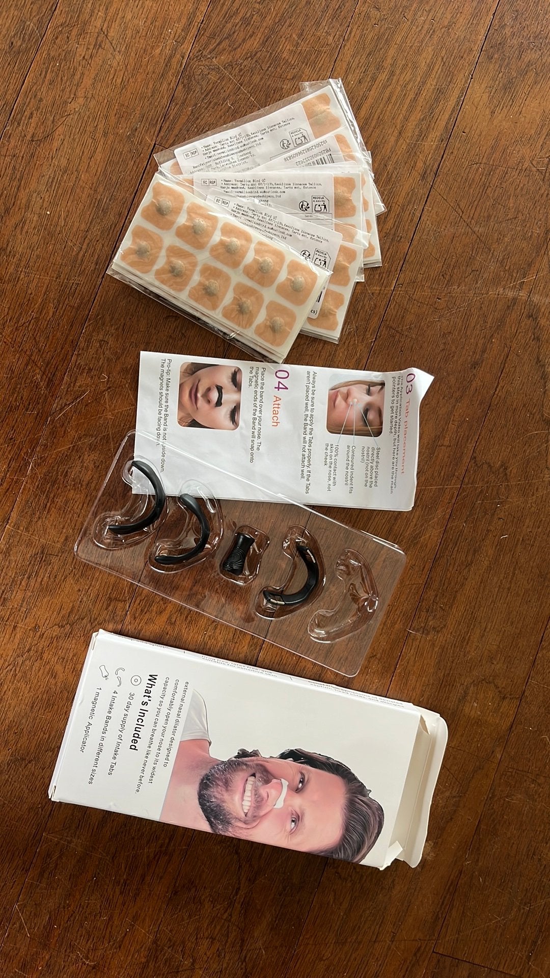 Anti-snurk neusdilatator set met pleisters, Ophalen of Verzenden, Nieuw, Overige typen