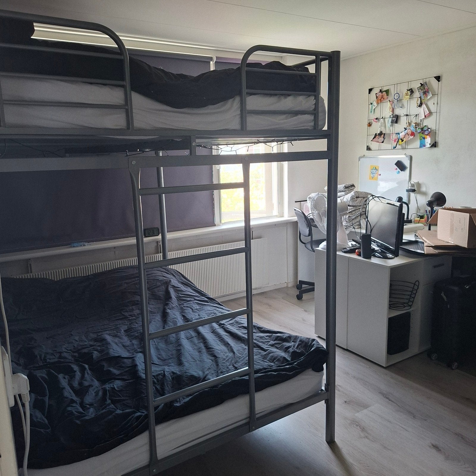 stevig wee persoons stapelbed 140x200, Ophalen, Gebruikt, Tweepersoons, 140 cm