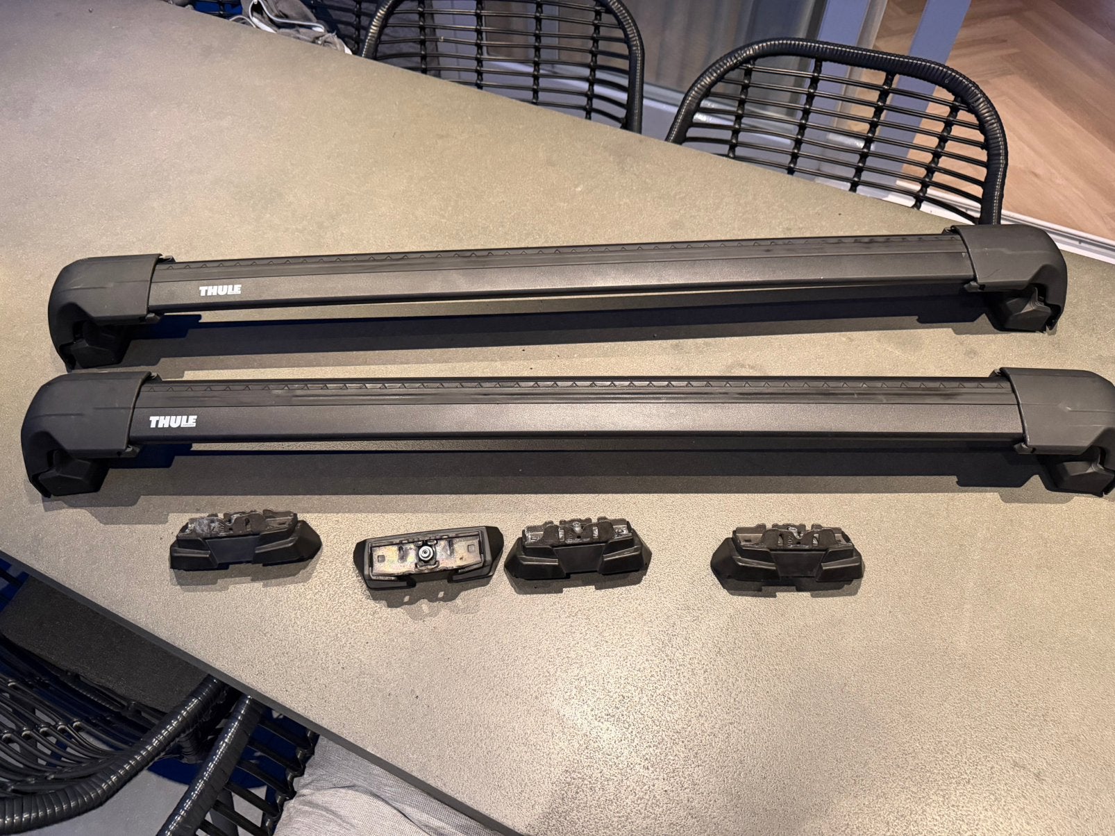 Thule WingBar Edge Black dakdragers – Mazda CX-60 2022+, Auto diversen, Ophalen, Zo goed als nieuw