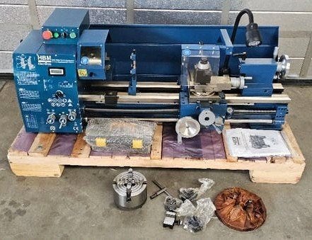 HBM 290 x 750 Professionele Variabele Metaaldraaibank - 230V