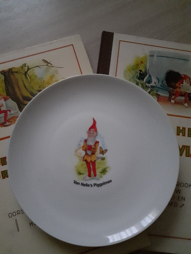 Van Nelle's Piggelmee bordje *eureka*, Ophalen of Verzenden, Zo goed als nieuw, Gebruiksvoorwerp