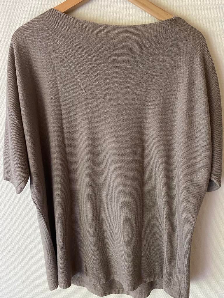 Zomer trui met driekwart mouw. Made in Italy. Mt XXL. Beige, Ophalen of Verzenden, Zo goed als nieuw, Maat 46/48 (XL) of groter