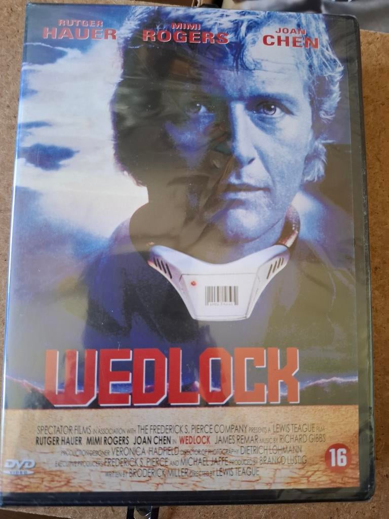 Wedlock DVD - Nieuw in verpakking met Rutger Hauer, Vanaf 16 jaar, Ophalen of Verzenden, Nieuw in verpakking, Actiethriller