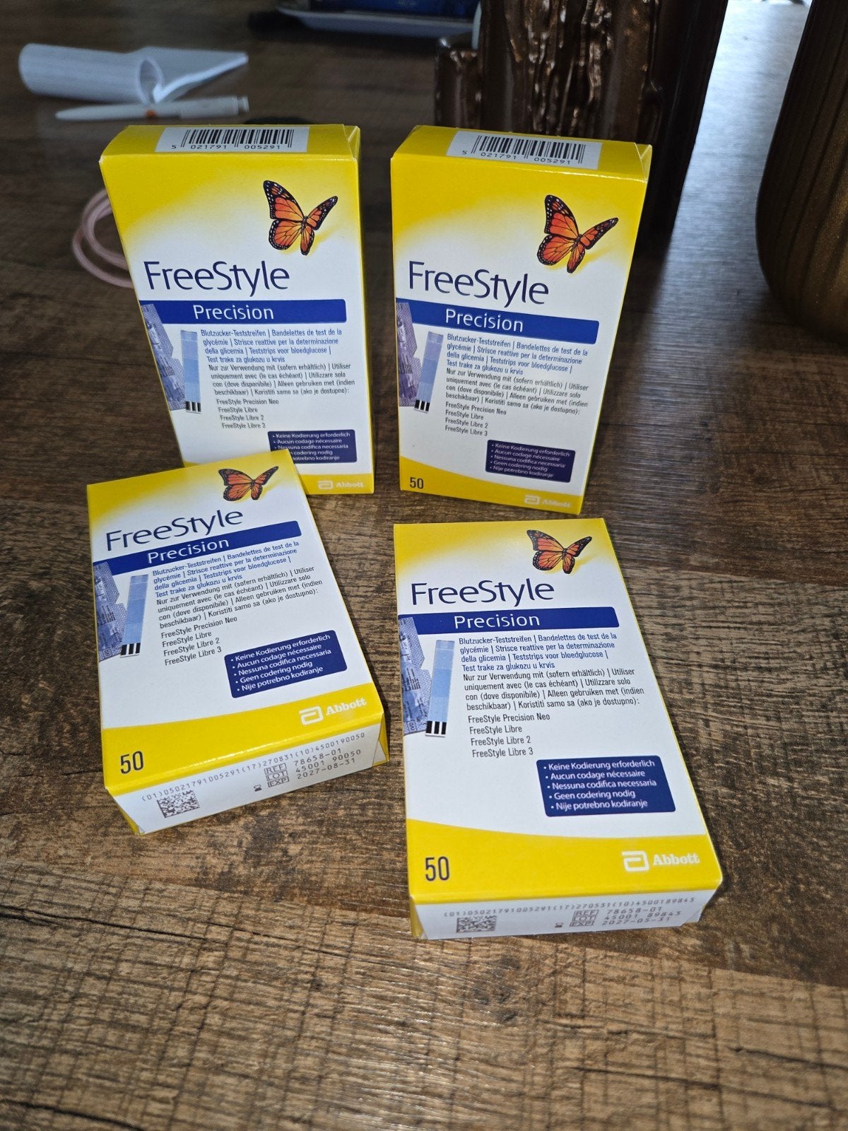 4 doosjes Freestyle Precision teststrips € 30, Ophalen, Nieuw