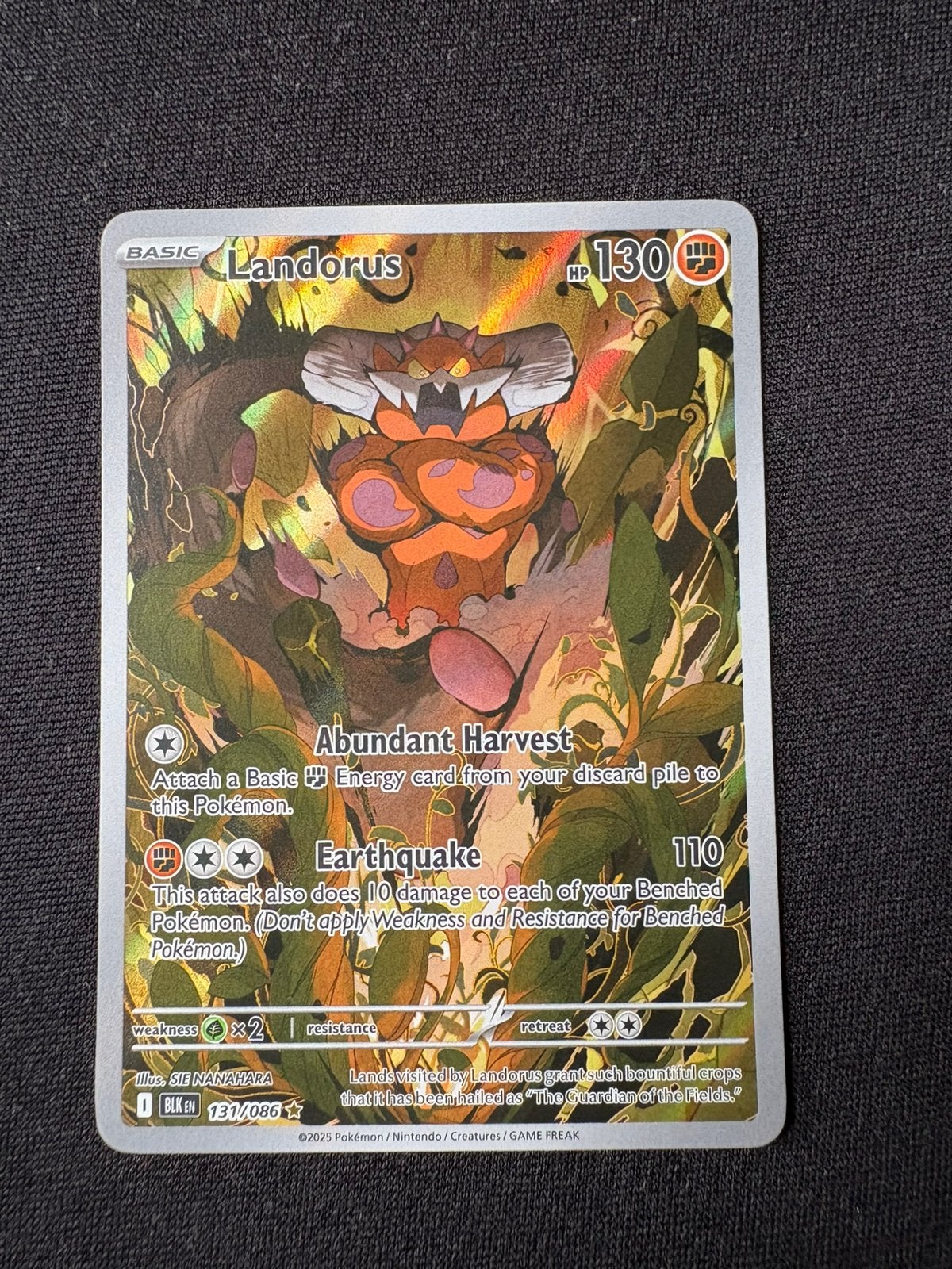 Landorus #131 Black Bolt NM, Hobby en Vrije tijd, Verzamelkaartspellen | Pokémon, Ophalen of Verzenden, Zo goed als nieuw