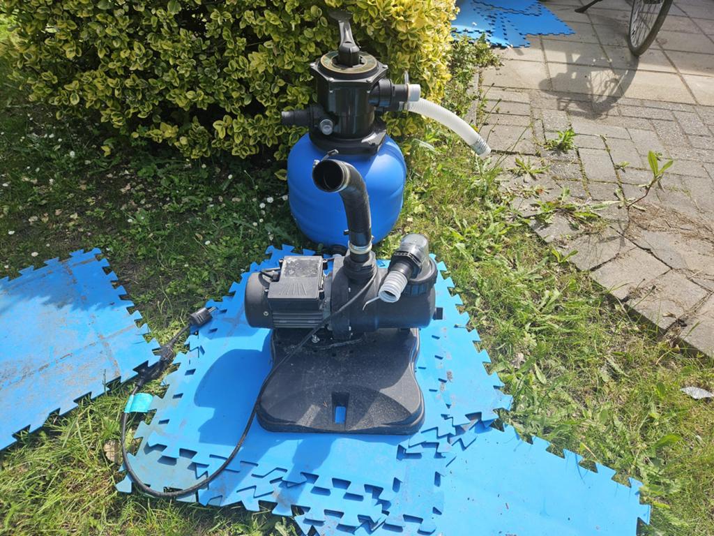 Zandfilterset ZF-300VT met pomp P250 en PDC, Ophalen, Zo goed als nieuw