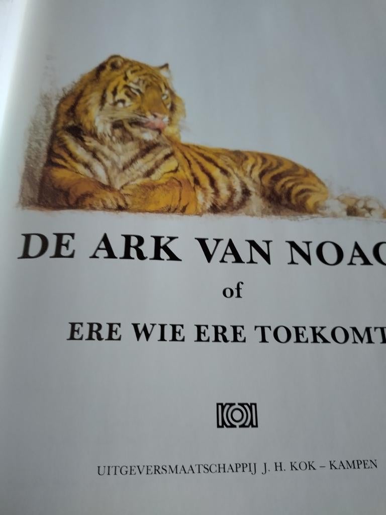 De Ark van Noach - Rien Poortvliet (2e druk 1990), Ophalen of Verzenden, Gelezen, Natuur algemeen, Rien Poortvliet