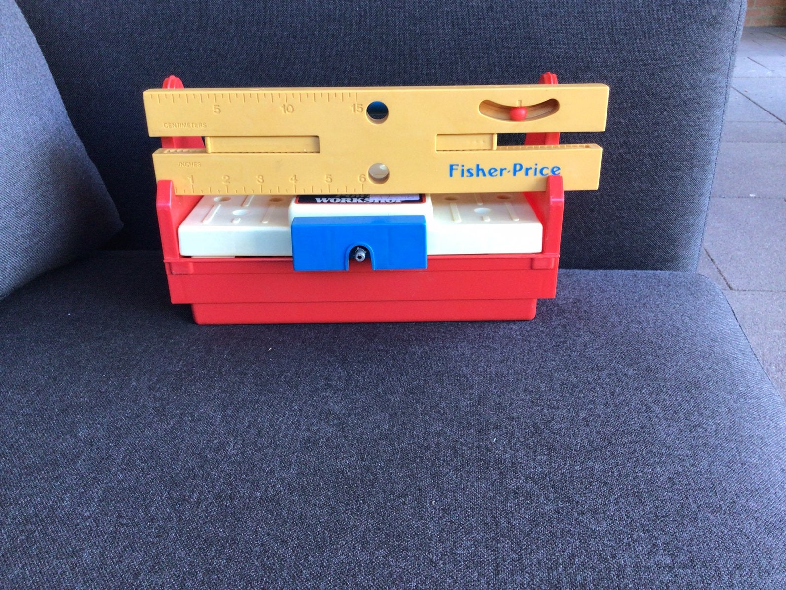 Werkbank fisher price, Verzamelen, Speelgoed, Ophalen, Gebruikt