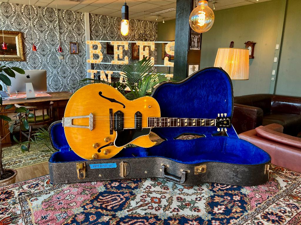 1955 Gibson ES-175 DN Natural Blonde, Gebruikt, Mel@gibson.om, Ophalen of Verzenden, Kalamazoo, MI, USA