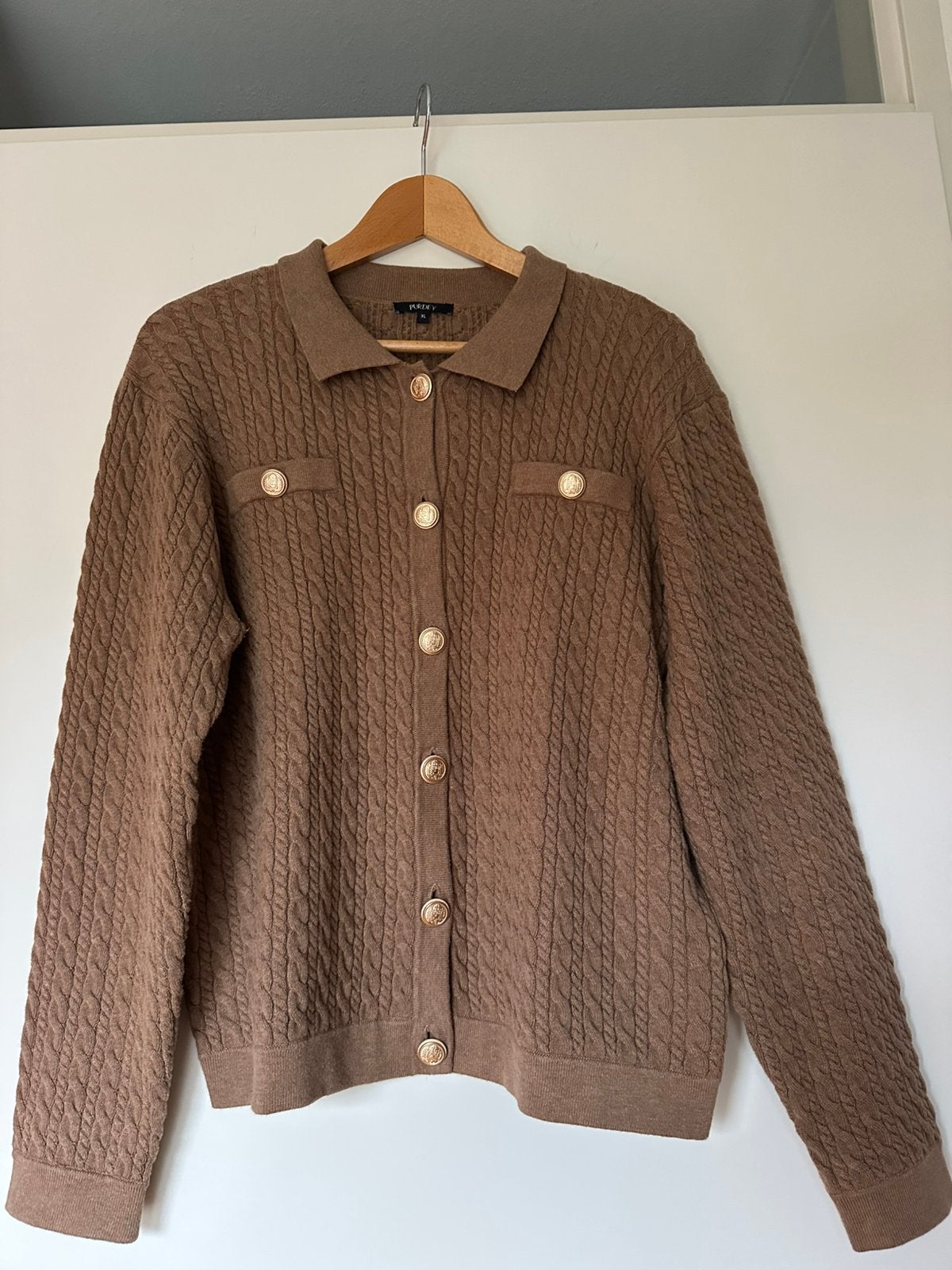 Purdey dames vest XL camel, Ophalen of Verzenden, Zo goed als nieuw, Maat 46/48 (XL) of groter