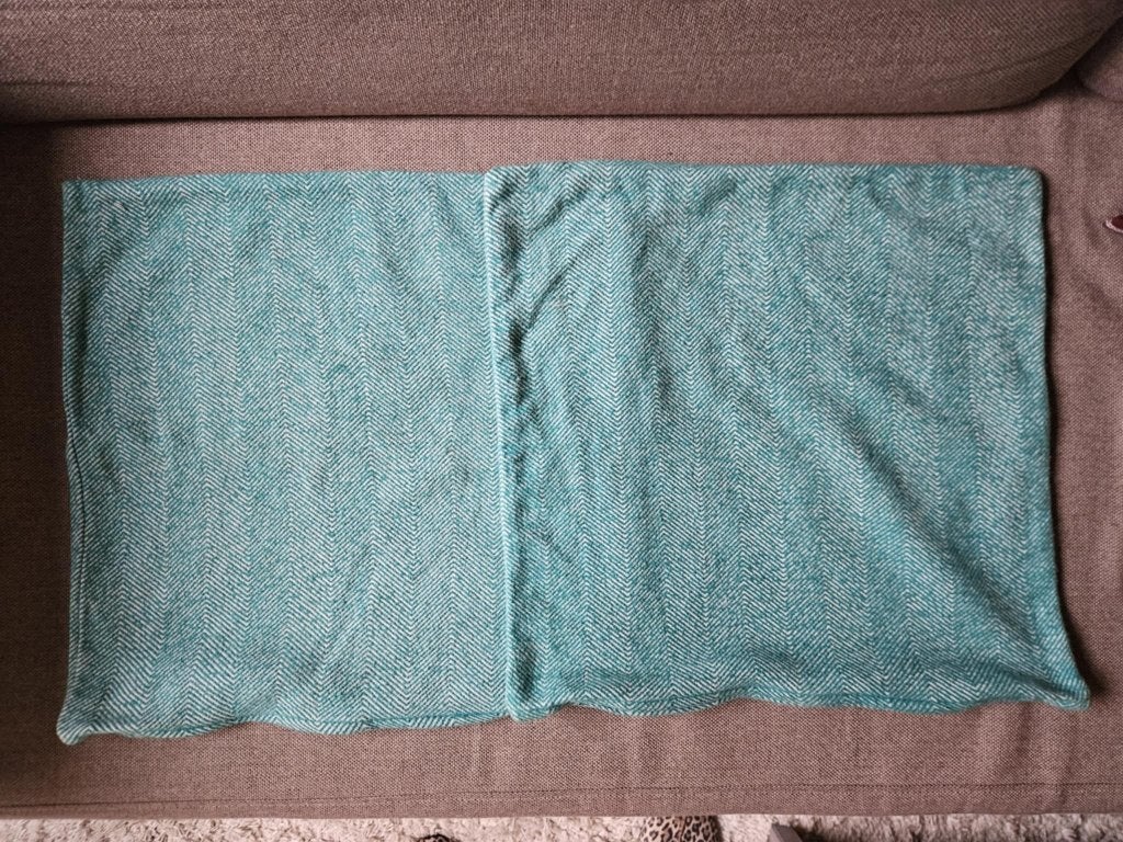 2 kussenhoezen 45*45 van Hema, Ophalen of Verzenden, Zo goed als nieuw, Blauw, Vierkant