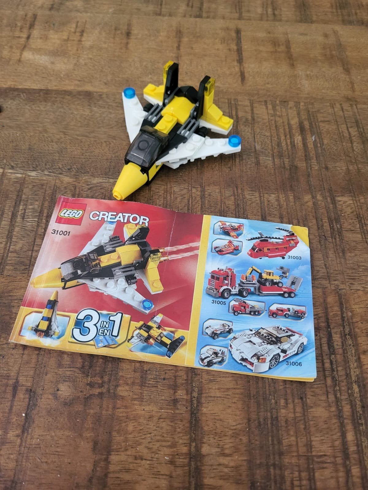 Lego Creator 31001 Straaljager - Compleet en in goede staat, Ophalen of Verzenden
