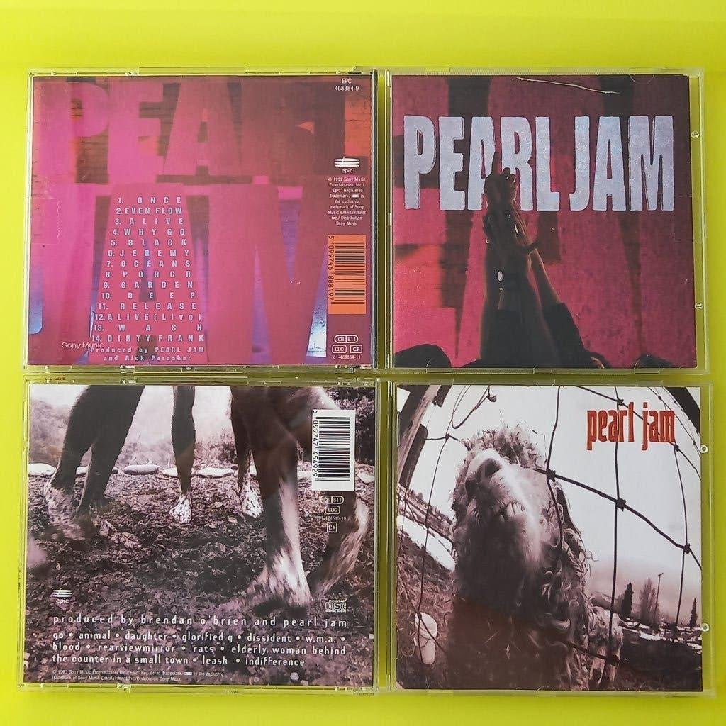 CD (2) Pearl Jam: Ten en Vs., Ophalen of Verzenden, Gebruikt, Alternative Rock