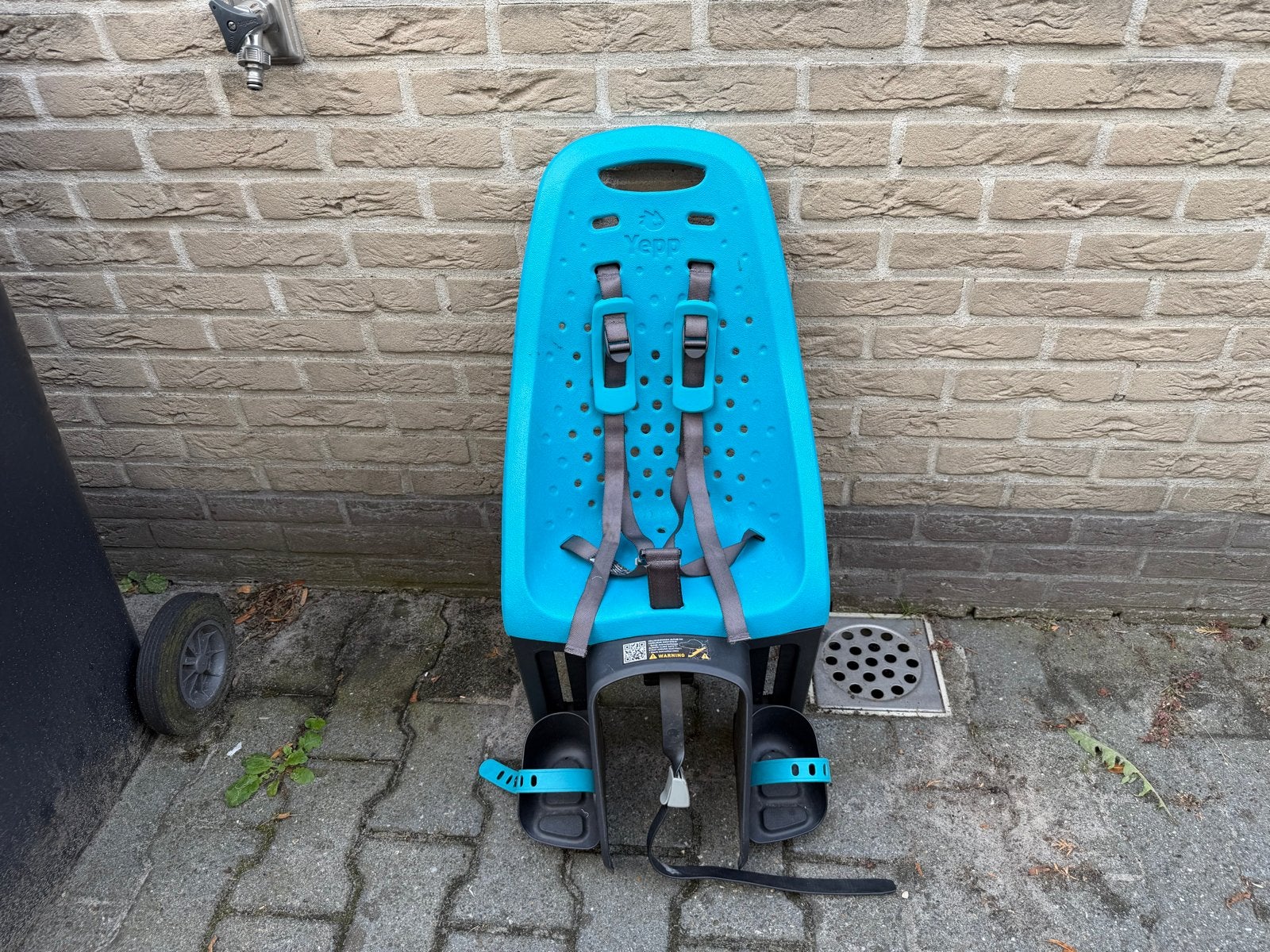 Yepp fietsstoeltje met sleutel en reservesleutel, Fietsen en Brommers, Ophalen, Gebruikt, Achterzitje
