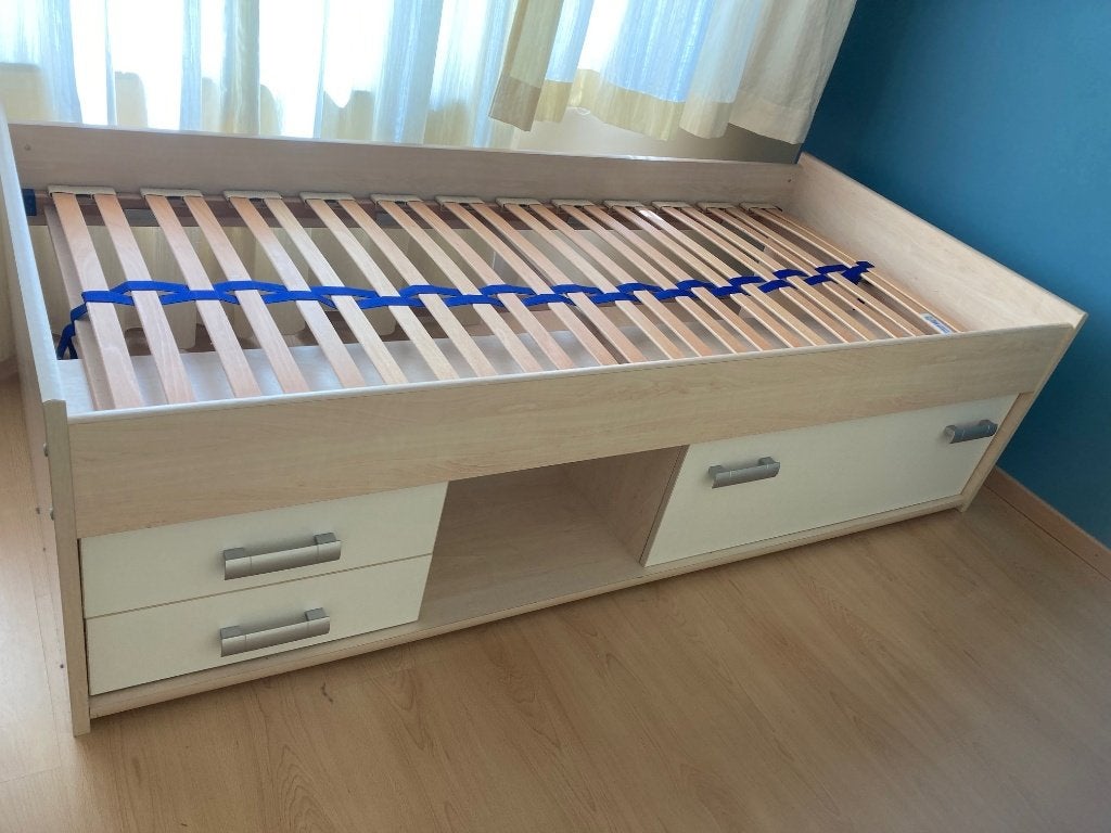 kajuitbed, Ophalen, 85 tot 100 cm, Gebruikt, Lattenbodem