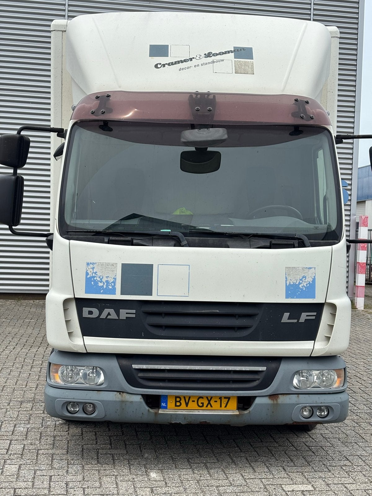 Daf 45 lf met grote laadklep, Auto's, Euro 5, Wit, Grijs, Particulier