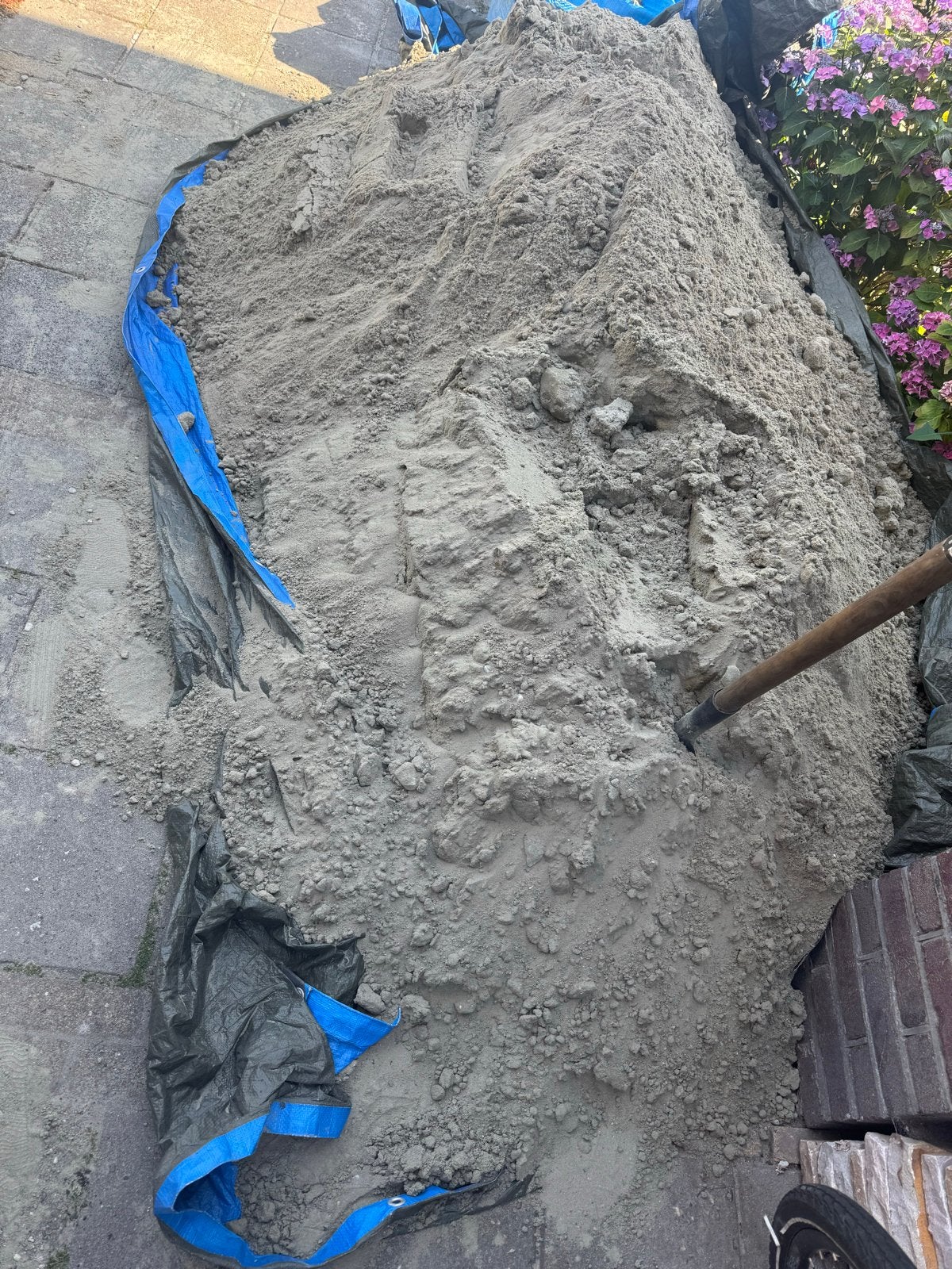 Wit zand, 1-2 kuub gratis af te halen, Tuin en Terras, Zand, Ophalen, Gebruikt, Ophoogzand