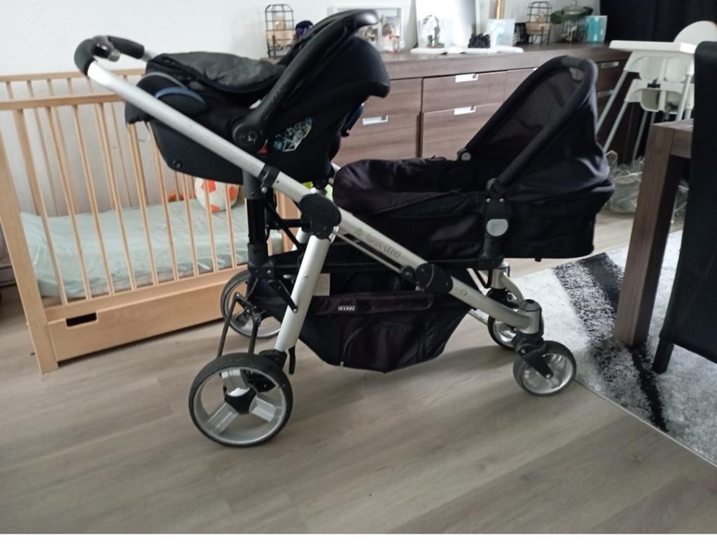 Te koop Topmark Duo duowagen, Ophalen, Gebruikt, Overige merken, Duowagen
