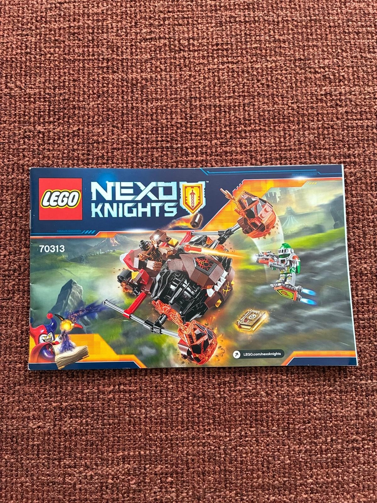 Lego Nexo Knights 70313 Moltor's Lavastamper, Compleet, Gebruikt, Lego, Ophalen of Verzenden