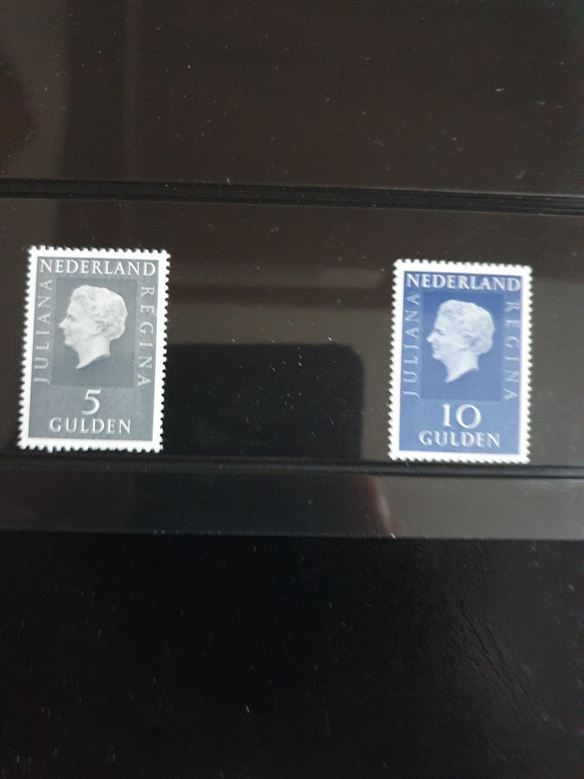 Nederlandse postzegels: Juliana, 5 en 10 Gulden, diverse, Postzegels en Munten, Ophalen of Verzenden, Na 1940, Postfris