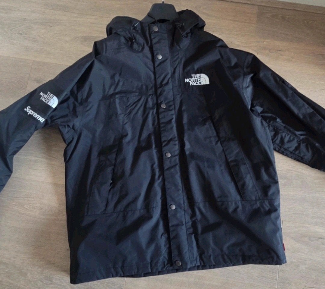 Supreme x The North Face Mountain Jacket - Maat L, Verzenden, Zo goed als nieuw, Zwart, Supreme x The North Face