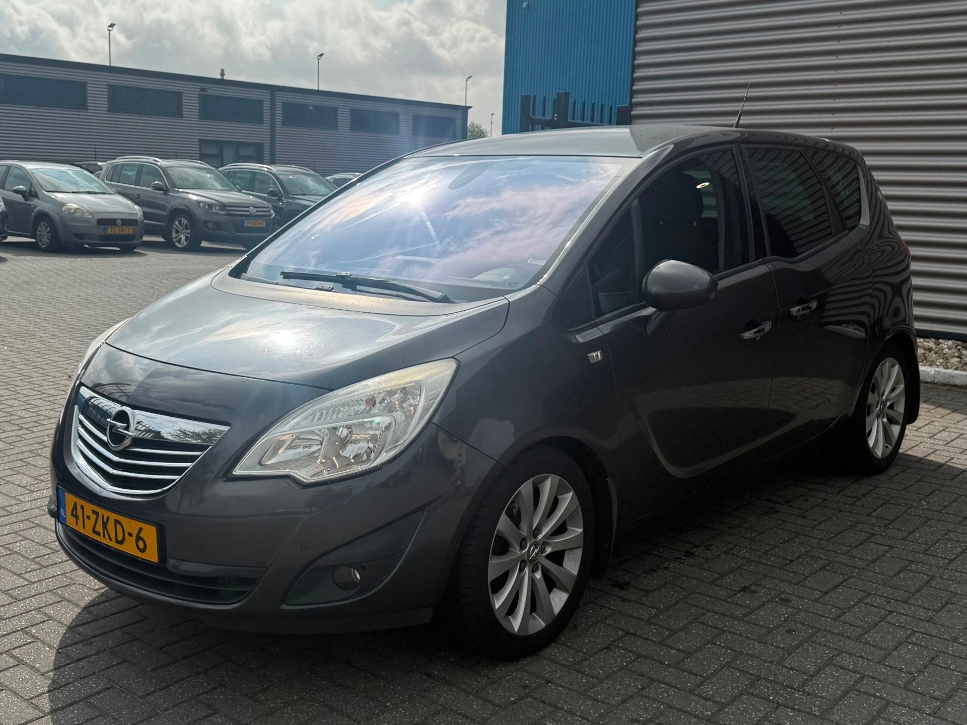 Opel Meriva 1.4 Turbo Cosmo, Gebruikt, Euro 6, Bedrijf, Zilver of Grijs