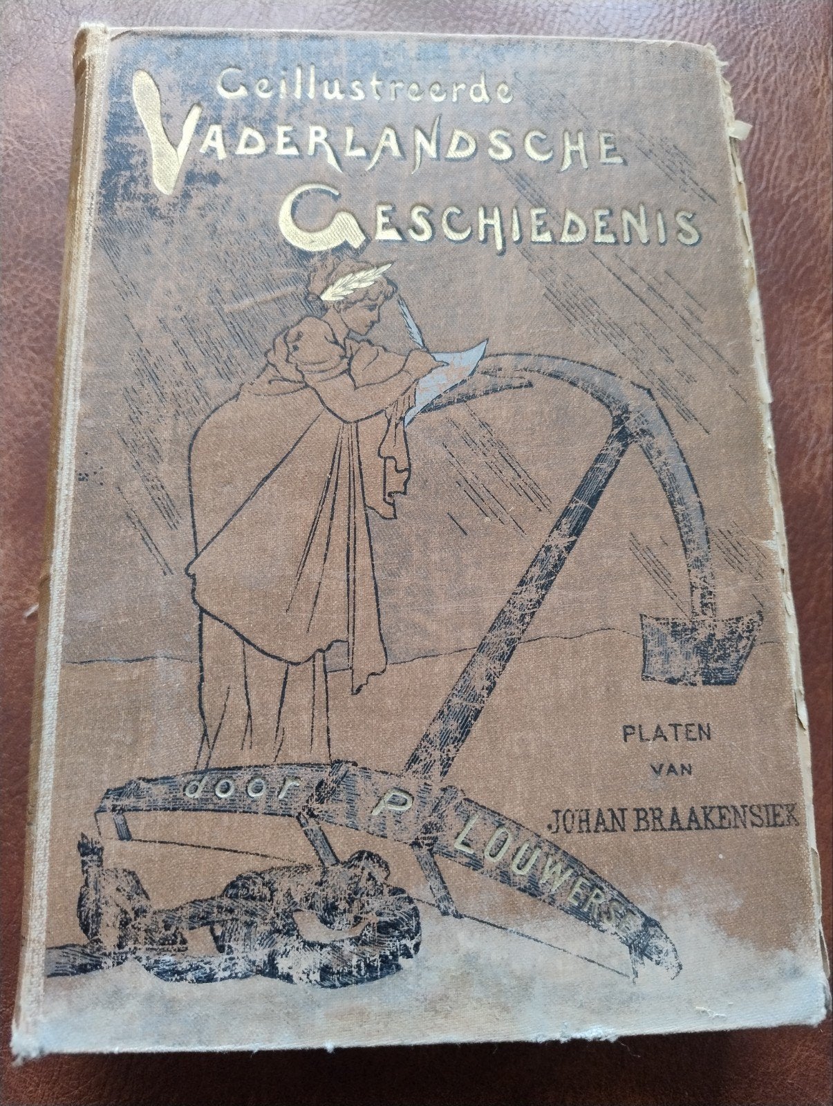 Geïllustreerde Vaderlandsche Geschiedenis HBS studieboek, Boeken, Ophalen of Verzenden, 20e eeuw of later, Gelezen, P. Louwerse