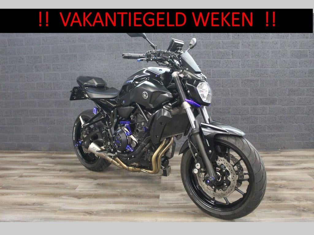YAMAHA MT 07 ABS (bj 2017) 35,444 km SC-Project 35KW A2 mog., Motoren, 2 cilinders, Bedrijf, Onbekend, YAMAHA
