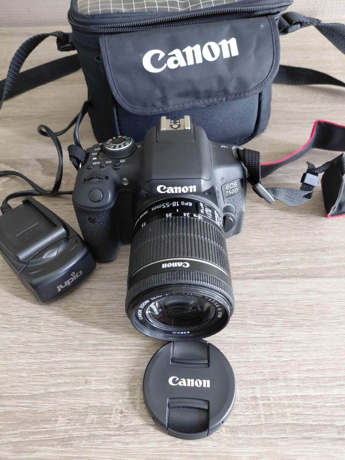 Canon EOS 750D spiegelreflexcamera met WiFi, Audio, Tv en Foto, Fotocamera's Digitaal, Ophalen, Spiegelreflex, Canon, Zo goed als nieuw