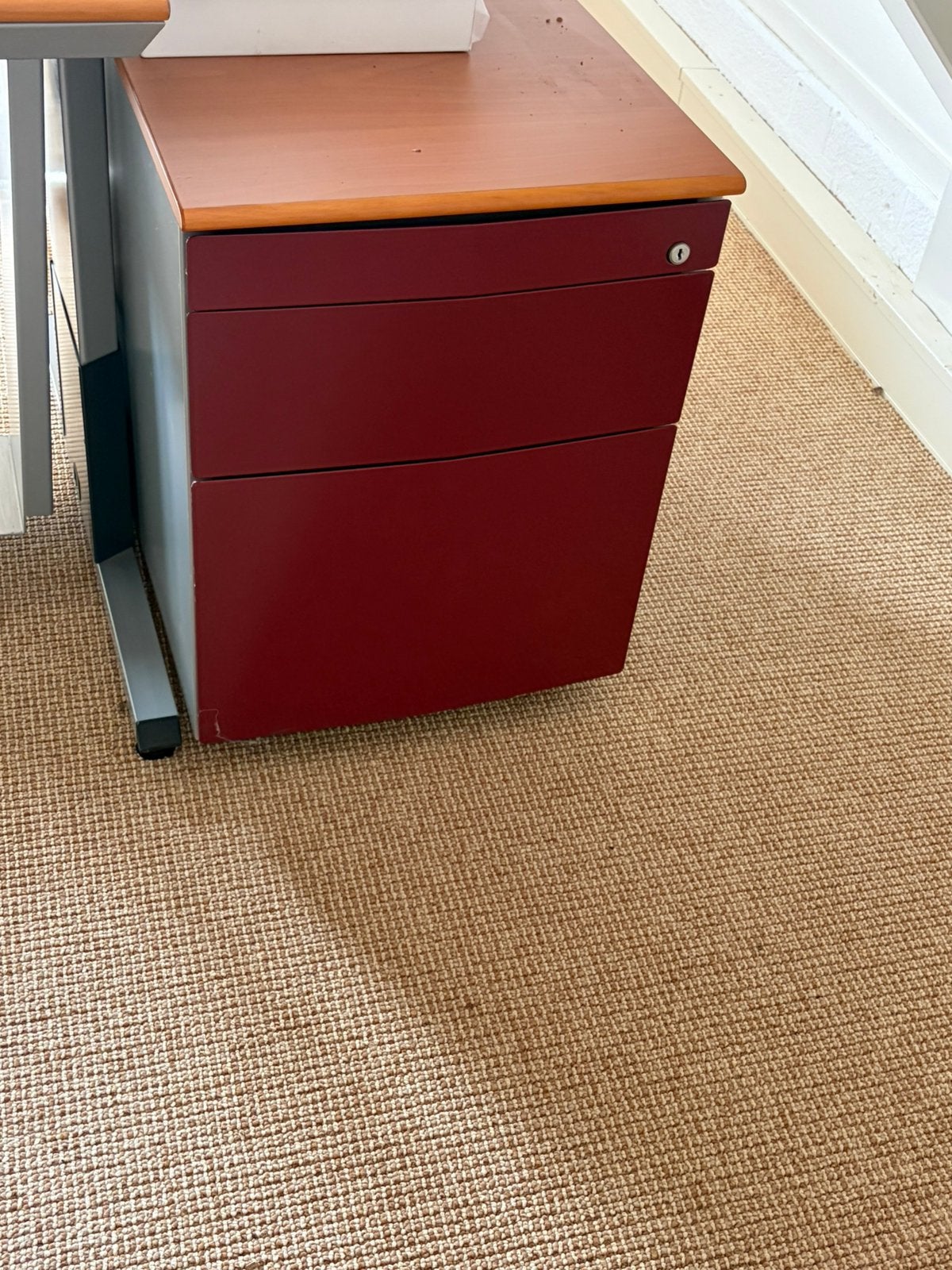 Ladekast ijzer en hout - Compact en functioneel, Ophalen, Minder dan 50 cm, Gebruikt, 1 of 2 laden