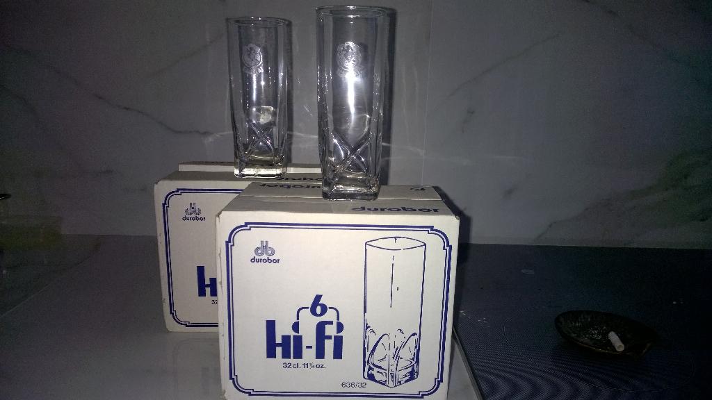 Nieuw : Durobor loung glazen, Glas of Glazen, Nieuw, Ophalen of Verzenden, Glas